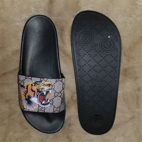 gucci tiger flip flops